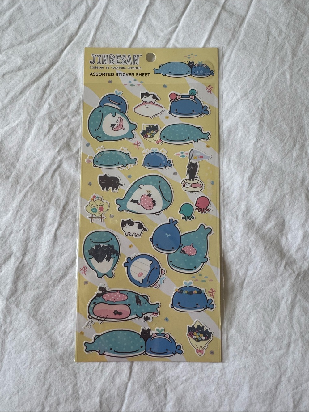 3/$20 ♡ Jinbesan Sticker Sheet